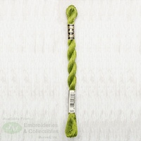 DMC Perle (Pearl) 5 Cotton, #581 MOSS GREEN, (5g) 25m Skein