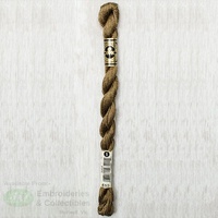 DMC Perle (Pearl) 5 Cotton, #610 DARK DRAB BROWN, (5g) 25m Skein