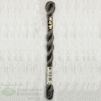 DMC Perle (Pearl) 5 Cotton, #645 VERY DARK BEAVER GRAY, (5g) 25m Skein