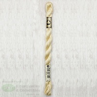 DMC Perle (Pearl) 5 Cotton, #677 VERY LIGHT OLD GOLD, (5g) 25m Skein