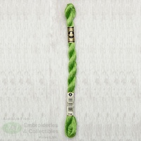 DMC Perle (Pearl) 5 Cotton, #704 BRIGHT CHARTREUSE, (5g) 25m Skein