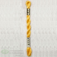 DMC Perle (Pearl) 5 Cotton, #725 MEDIUM LIGHT TOPAZ, (5g) 25m Skein