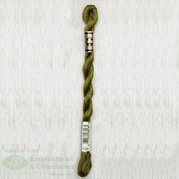 DMC Perle (Pearl) 5 Cotton, #730 VERY DARK OLIVE GREEN, (5g) 25m Skein