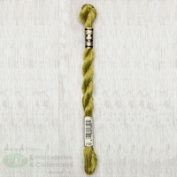 DMC Perle (Pearl) 5 Cotton, #733 MEDIUM OLIVE GREEN, (5g) 25m Skein