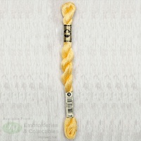 DMC Perle 5 Cotton, #744 PALE YELLOW, (5g) 25m Skein