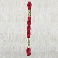 DMC Perle (Pearl) 5 Cotton, #816 GARNET, (5g) 25m Skein
