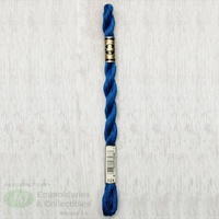 DMC Perle (Pearl) 5 Cotton, #824 VERY DARK BLUE, (5g) 25m Skein