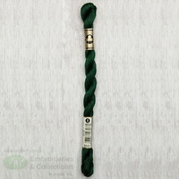 DMC Perle (Pearl) 5 Cotton, #890 ULTRA DARK PISTACHIO GREEN, (5g) 25m Skein