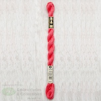 DMC Perle (Pearl) 5 Cotton, #892 MEDIUM CARNATION, (5g) 25m Skein