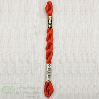 DMC Perle (Pearl) 5 Cotton, #900 DARK BURNT ORANGE, (5g) 25m Skein