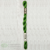 DMC Perle (Pearl) 5 Cotton, #905 DARK PARROT GREEN, (5g) 25m Skein