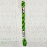 DMC Perle (Pearl) 5 Cotton, #906 MEDIUM PARROT GREEN, (5g) 25m Skein