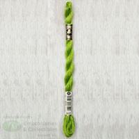 DMC Perle (Pearl) 5 Cotton, #907 LIGHT PARROT GREEN, (5g) 25m Skein