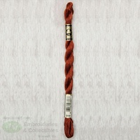 DMC Perle (Pearl) 5 Cotton, #918 DARK RED COPPER, (5g) 25m Skein