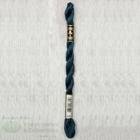 DMC Perle (Pearl) 5 Cotton, #924 VERY DARK GRAY GREEN, (5g) 25m Skein