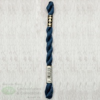 DMC Perle (Pearl) 5 Cotton, #930 DARK ANTIQUE BLUE, (5g) 25m Skein