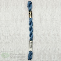 DMC Perle (Pearl) 5 Cotton, #931 MEDIUM ANTIQUE BLUE, (5g) 25m Skein