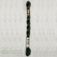 DMC Perle (Pearl) 5 Cotton, #935 DARK AVOCADO GREEN, (5g) 25m Skein