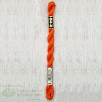 DMC Perle (Pearl) 5 Cotton, #946 MEDIUM BURNT ORANGE, (5g) 25m Skein