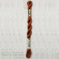 DMC Perle (Pearl) 5 Cotton, #975 DARK GOLDEN BROWN, (5g) 25m Skein
