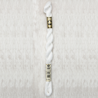 DMC Perle (Pearl) 5 Cotton, BLANC, (5g) 25m Skein