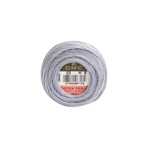 DMC Perle (Pearl) 8 Cotton #03 TIN 10g Ball 80m
