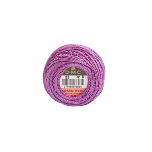 DMC Perle (Pearl) 8 Cotton #33 HELIOTROPE 10g Ball 80m