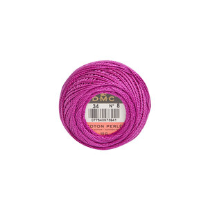  DMC 116 8-310 Pearl Cotton Thread Balls, Black, Size 8