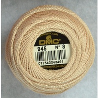 DMC Perle (Pearl) 8 Cotton #945 TAWNY (TAN) 10g Ball 80m