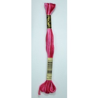 DMC Stranded Cotton #107 Variegated Carnation Hand Embroidery Floss 8m Skein