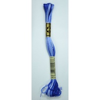 DMC Stranded Cotton #121 Variegated Delft Blue Hand Embroidery Floss 8m Skein