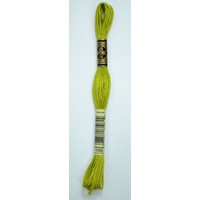 DMC Stranded Cotton #166 Medium Light Moss Green Hand Embroidery Floss 8m Skein