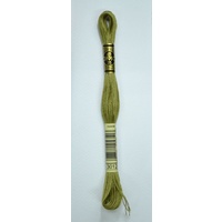 DMC Stranded Cotton #3012 Medium Khaki Green Hand Embroidery Floss 8m Skein