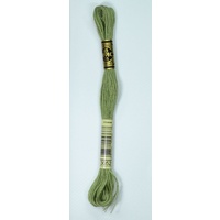 DMC Stranded Cotton #3052 Medium Green Gray Hand Embroidery Floss 8m Skein