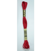 DMC Stranded Cotton #321 Red Hand Embroidery Floss 8m Skein