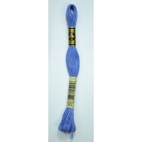DMC Stranded Cotton #322 Dark Baby Blue Hand Embroidery Floss 8m Skein