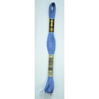 DMC Stranded Cotton #334 Medium Baby Blue Hand Embroidery Floss 8m Skein
