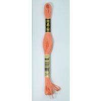 DMC Stranded Cotton #3341 Apricot Hand Embroidery Floss 8m Skein