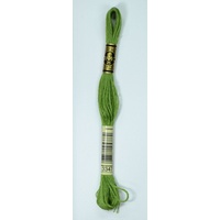 DMC Stranded Cotton #3347 Medium Yellow Green Hand Embroidery Floss 8m Skein