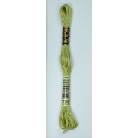 DMC Stranded Cotton #3348 Light Yellow Green Hand Embroidery Floss 8m Skein
