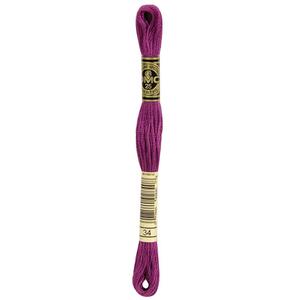 DMC Stranded Cotton #34 Orchid Hand Embroidery Floss 8m Skein