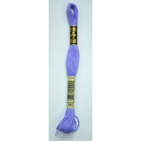 DMC Stranded Cotton #340 Medium Blue Violet Hand Embroidery Floss 8m Skein