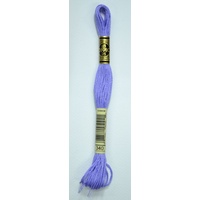 DMC Stranded Cotton #340 Medium Blue Violet Hand Embroidery Floss 8m Skein