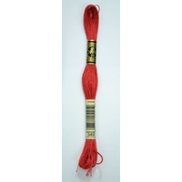 DMC Stranded Cotton #349 Dark Coral Hand Embroidery Floss 8m Skein