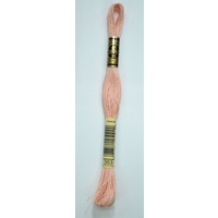 DMC Stranded Cotton #353 Peach Hand Embroidery Floss 8m Skein