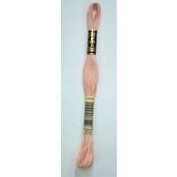 DMC Stranded Cotton #353 Peach Hand Embroidery Floss 8m Skein
