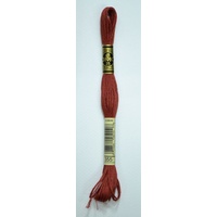 DMC Stranded Cotton #355 Dark Terra Cotta Hand Embroidery Floss 8m Skein