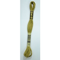 DMC Stranded Cotton #370 Medium Mustard Hand Embroidery Floss 8m Skein