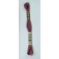 DMC Stranded Cotton #3726 Dark Antique Mauve Hand Embroidery Floss 8m Skein