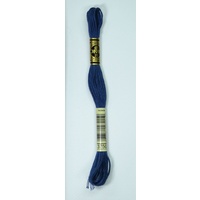 DMC Stranded Cotton #3750 Very Dark Antique Blue Hand Embroidery Floss 8m Skein